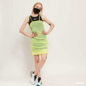 Šaty Nike W NSW Indio Dress neon žlutozelené / černé