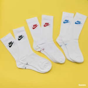 Ponožky Nike Nike Sportswear Everyday Essential Crew Socks 3-Pack bílé