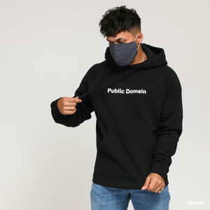 Mikina Soulland Public Domain Hoodie černá