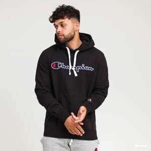 Mikina Champion Script Logo Hooded Sweatshirt černá