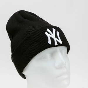 Kulich New Era MLB Essential Cuff Knit Beanie NY černý / bílý