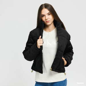 Dámská zimní bunda Urban Classics Ladies Corduroy Puffer Jacket Black