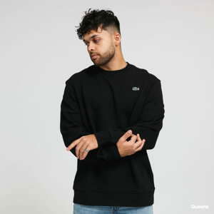 Mikina LACOSTE Classic Crewneck Black