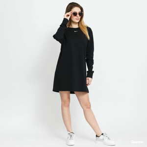 Šaty Nike W NSW Essential Dress LS černé