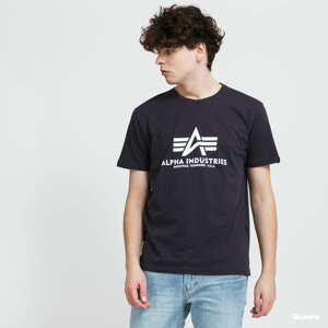 Tričko s krátkým rukávem Alpha Industries Basic Tee navy