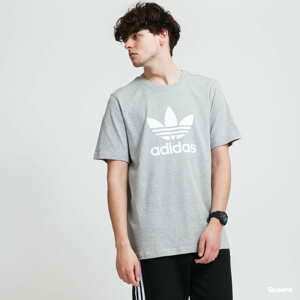 Tričko s krátkým rukávem adidas Originals Trefoil Tee melange šedé