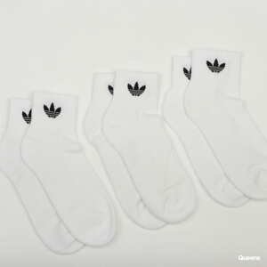 Ponožky adidas Originals Mid Ankle Socks bílé