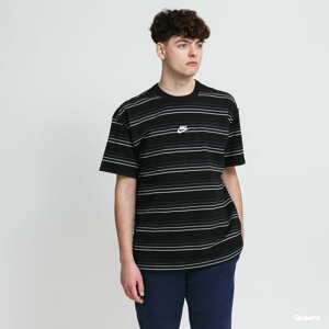 Tričko s krátkým rukávem Nike M NSW Tee Premium Essential Stripe černé