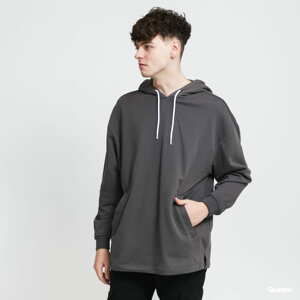 Mikina Urban Classics Long Hoody tmavě šedá