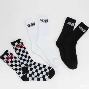 Ponožky Vans MN Classic Crew 3Pack černé / bílé