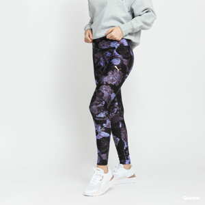 Legíny Puma Evide AOP Legging černé / šedé / fialové