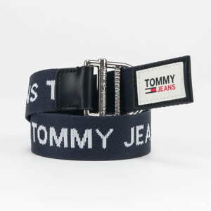 Pásek TOMMY JEANS W Essential Webbing Belt navy