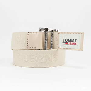 Pásek TOMMY JEANS W Essential Webbing Belt krémový