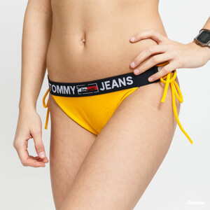 Plavky TOMMY JEANS Cheeky Strink Side Tie Bikini - Slip žluté