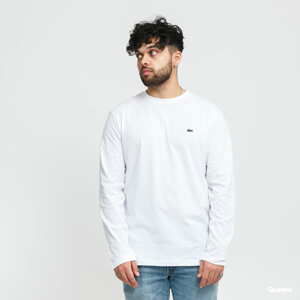 LACOSTE M Longsleeve Tee bílé