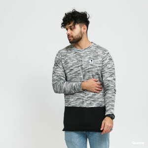 Svetr Pink Dolphin Marble Weave Lightweight Sweater šedý / bílý / černý