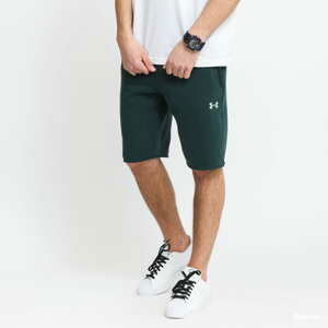 Teplákové kraťasy Under Armour Project Rock CC Fleece Short tmavě zelené