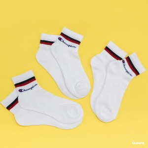 Ponožky Champion 3Pack Ankle Classic Socks bílé