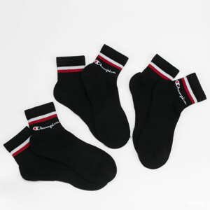 Ponožky Champion 3Pack Ankle Classic Socks černé