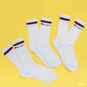 Ponožky Champion 3Pack Classic Stripes Socks bílé