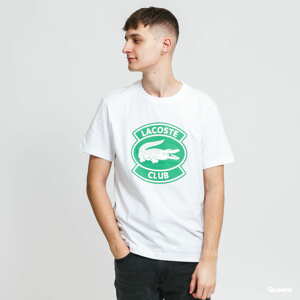 Tričko s krátkým rukávem LACOSTE Men's Lacoste Club Tee bílé