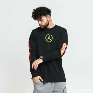 Jordan M J Sport DNA HBR LS Crew černé