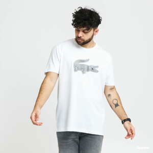 Tričko s krátkým rukávem LACOSTE Print Crocodile Tee bílé