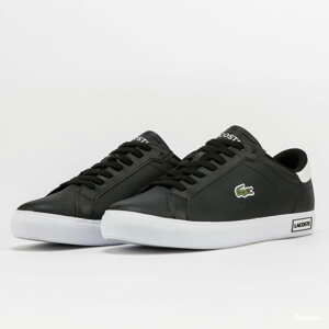 LACOSTE Powercourt Leather black / white