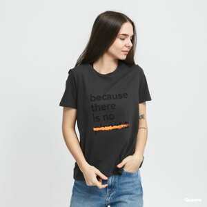 Dámské tričko Ecoalf W Becausalf Underlined T-shirt tmavě šedé