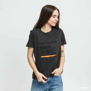 Dámské tričko Ecoalf W Becausalf Underlined T-shirt Dark Grey