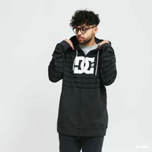 Mikina DC shoes Studley Zip Hoodie melange tmavě šedá / černá