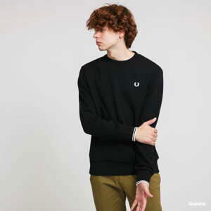 Mikina FRED PERRY Crewneck Sweatshirt Black