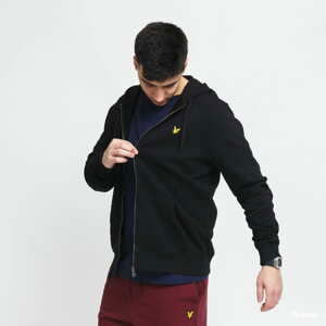 Mikina Lyle & Scott Zip Through Hoodie černá