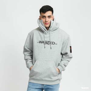 Mikina Wasted Paris Essential Hoodie melange šedá