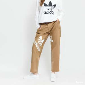 Dámské kalhoty adidas Originals Suit Pant světle hnědé