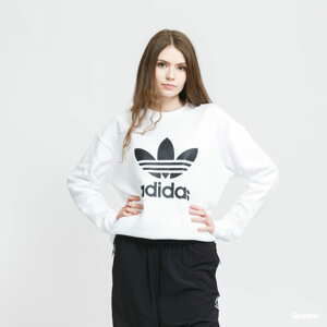 Dámská mikina adidas Originals Trefoil Crew Sweat bílá