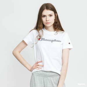 Dámské tričko Champion Script Logo Crewneck Tee bílé