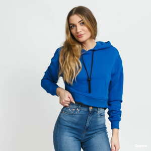 Dámská mikina Urban Classics Ladies Short Terry Hoody modrá