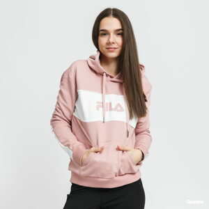 Dámská mikina Fila Women Aqila Blocked Hoody růžová / bílá