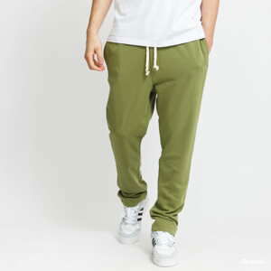 Tepláky Urban Classics Organic Low Crotch Sweatpants olivové