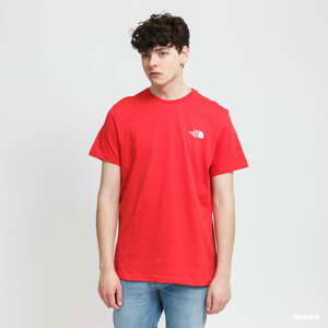 Tričko s krátkým rukávem The North Face M SS Simple Dome Tee červené