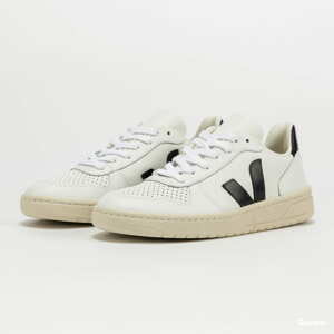 VEJA WM V-10 Leather C/O extra - white_black