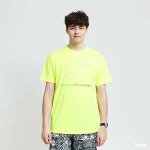 Tričko s krátkým rukávem PLEASURES Psilocybin Tee neon zelené