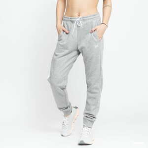 Tepláky Reebok TE Linear Logo FT Pants melange šedé