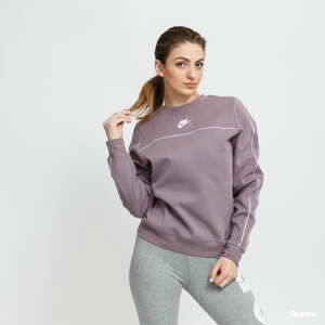 Dámská mikina Nike W NSW Millenium Essential Fleece Crew fialová