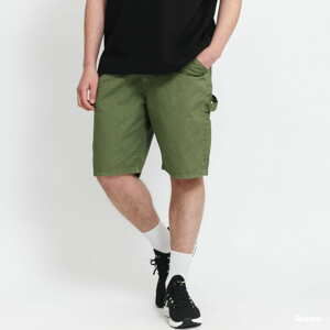 Plátěné kraťasy Urban Classics Carpenter Shorts olivové