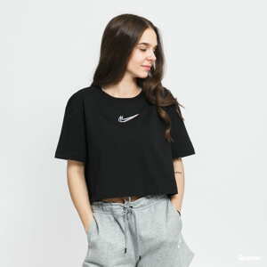 Dámské tričko Nike W NSW Crop Tee Print černé