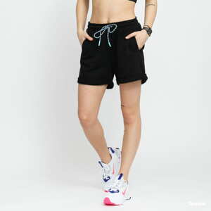 Dámské šortky Urban Classics Ladies Beach Terry Shorts černé