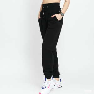 Tepláky Urban Classics Ladies Organic High Waist Sweat Pants černé