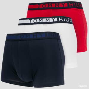 Tommy Hilfiger 3Pack Cotton Trunk C/O navy / červené / bílé